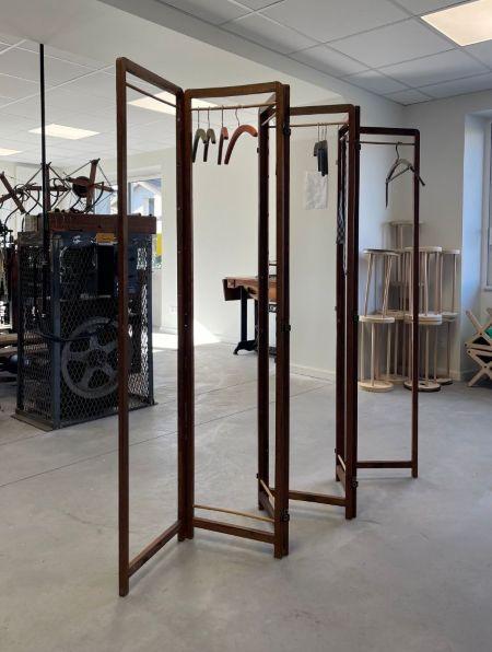 Hangers and Screens, a Mobile Wardrobe exhibition poster, Paris Design Week 2026